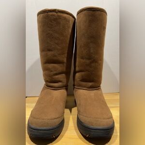 Ugg Australia Ultimate Tasman Braid Deco Tall Boots, Chestnut Brown, Size 9